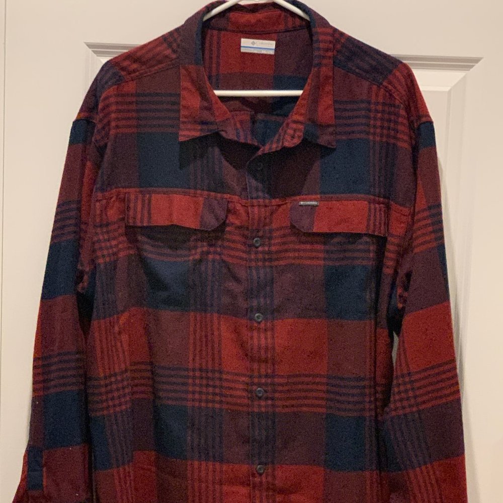 Columbia Men's Outdoor Elements Stretch Flannel Shirt (XXL)